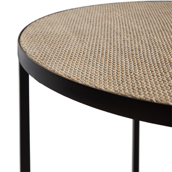 Rattan black clearance coffee table